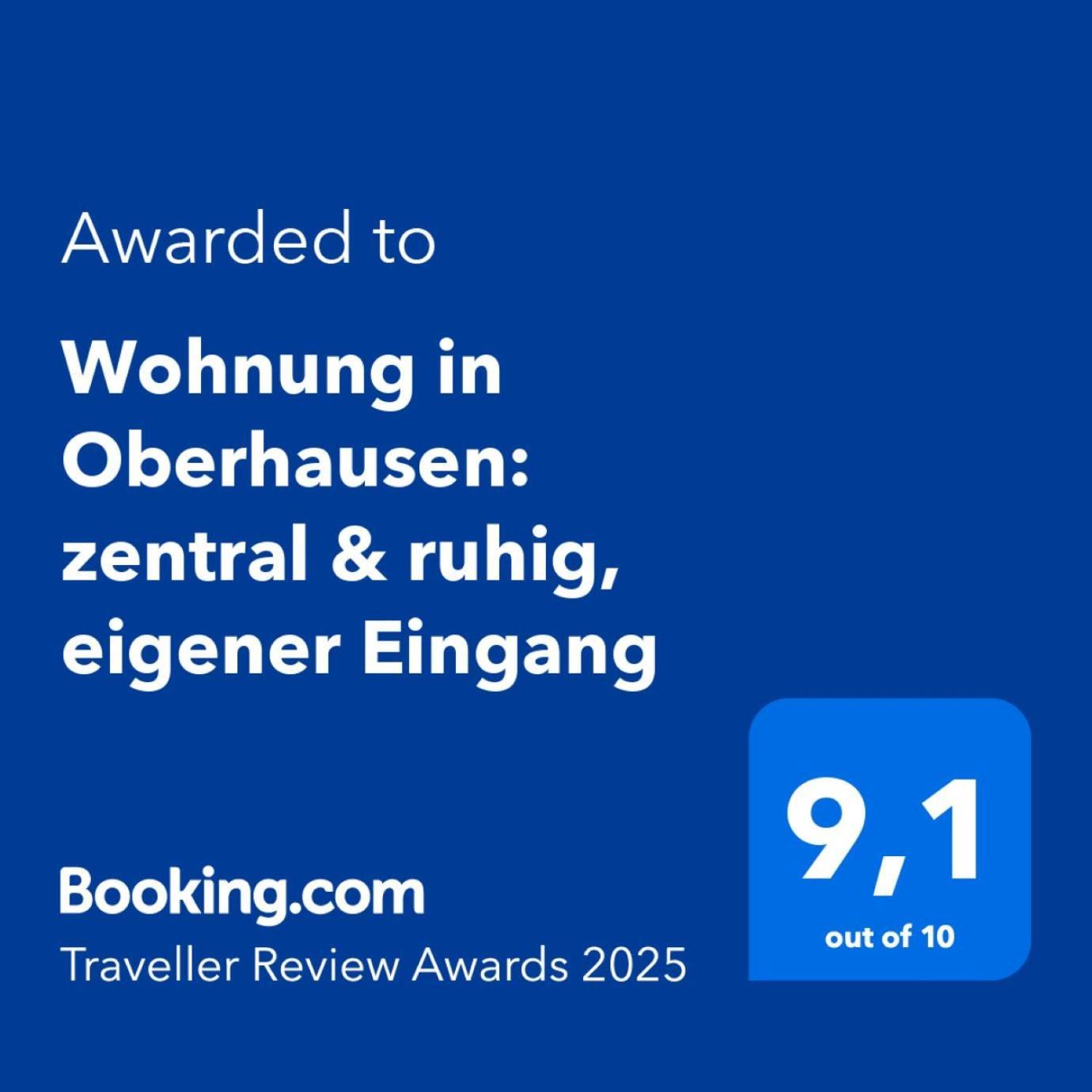 Wohnung In Oberhausen: Zentral & Ruhig, Eigener Eingang Ομπερχάουζεν Εξωτερικό φωτογραφία